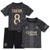 Conjunto (Camiseta+Pantalón Corto) Paris Saint-Germain Fabian 8 Tercera Equipación 23-24 - Niño